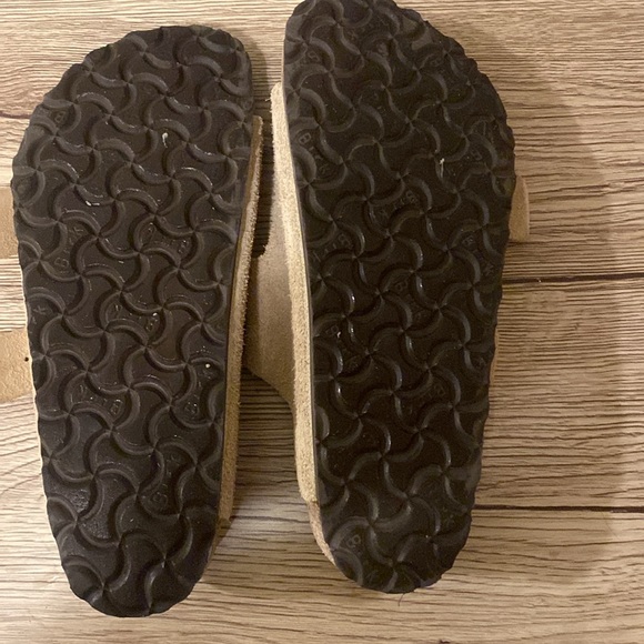 Birkenstock Arizona Soft Footbed Suede Cream Latte, 6 (37) - Picture 4 of 4